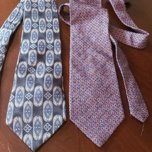 2 EUC silk ties